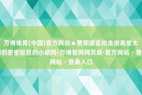 万博体育(中国)官方网站▲赞那度实拍走进高堂大厦之间的密密匝匝的小胡同-万博官网网页版·官方网站 - 登录入口